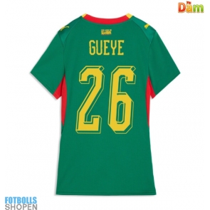 Billiga Senegal Pape Gueye #26 Bortatröja Dam VM 2026 Kortärmad